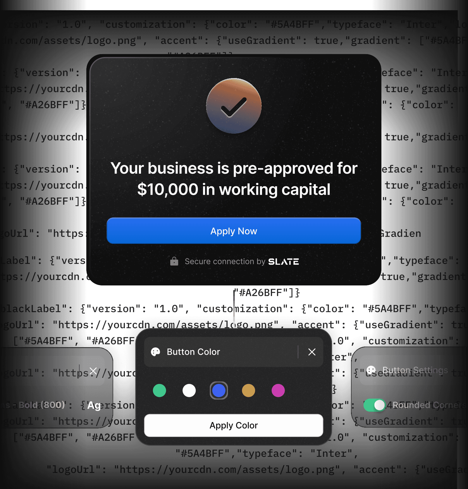Underwriting dashboard mockup